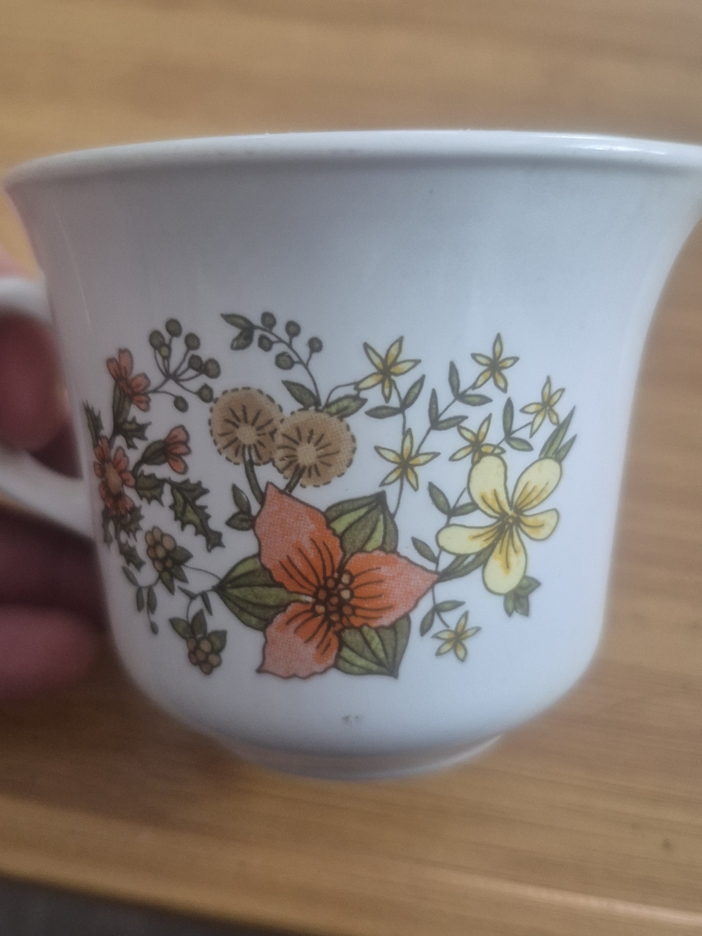 Corelle White Creamer cup Branded Mark